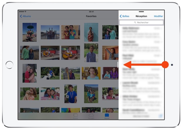 Slide Over et sa mise en action

